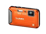 Panasonic DMC-FT20EB-D Rugged Camera with Lumix Lens and HD Movie - Orange (16.1MP, 4x Optical Zoom)