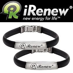 IRenew Energized Well Bracelet - Black (Set Of 2)