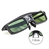 GMYLE 144 Hz Aktive 3D Shutterbrille mit DLP-Link Beamer (Größe S, 1 Brille)