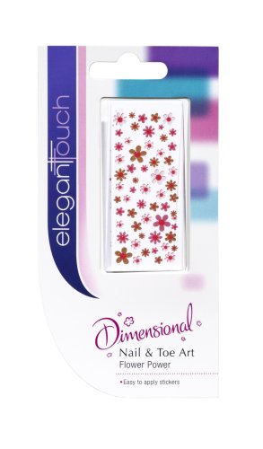 Childrens Toyshop   : Elegant Touch Dimensional Nail & Toe Art - Flower Power