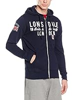 Lonsdale Sudadera con Cierre Croyde (Dark Navy)