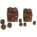 2 Pieces Of Handmade Wooden Dice Box With 5 Small Dices Inside In Each Box With Brass Enqraved (Free Shipping) Wbox0056