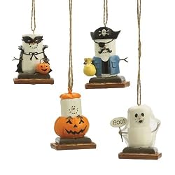 S'mores Halloween Ornaments Set of 4