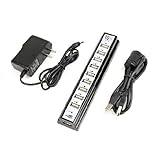 New 10 PORTS USB HUB 2.0 High Speed with Power Adapter