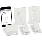 Lutron P-BDG-PKG2W Caseta Wireless Smart Lighting In-Wall Dimmer Kit, HomeKit-enabled