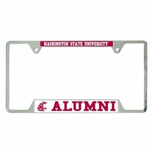 NCAA Washington State Cougars Metal License Plate Frame
