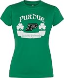 Purdue Boilermakers Women's Kelly Green Lucky Banner T-Shirt