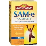 Nature Made SAM e Complete 400mg Naturally Restores a Healthy Mood 48 Tablets