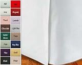 300TC White King BedSkirt