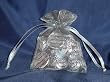 Organza Wedding Favor Bags/Pouches - 5"x6.5" - Silver (10 Bags)
