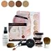 BareMinerals Get Started Kit - Dark/ Deep ( Skin Rev-er Upper+ 2x Foundation+ Face Color+ Mineral Veil+ 3x Brush+ DVD )