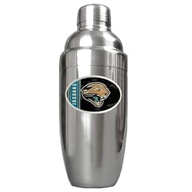Jacksonville Jaguars NFL Stainless Steel Cocktail Shaker by Great American Products