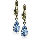 Sorrelli Meadow Mist Crystal Pear Drop Antique