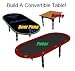 Woodworking Plans and Hardware Kit for a Convertible Beer Pong, Poker, & Dining Table