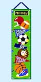 Game On Canvas Personalized Growth Chart by Olive Kids
