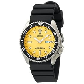 Seiko Men's Automatic Dive Urethane Strap Watch #SKXA35