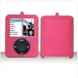For Apple Ipod Nano 3rd Generation Gen 3G Protex 2-Tone Leather Hot Pink Protective Case COver
