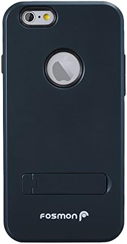 Apple iPhone 6 Plus/6s Plus (5.5") Case - HYBO-ARMOR Hybrid Dual Layer Case Cover with Kick Stand for Apple iPhone 6 Plus/6s Plus (5.5") (Navy Blue)