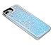 iPhone 7 Plus Case, Caka iPhone 7 Plus Hard Case Flowing Liquid Floating Luxury Bling Glitter Sparkle Case Cover Fashion Design for iPhone 7 Plus - (Blue)