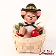 3" Pilgrim Mouse with Cider By Annalee 3" Pilgrim Mouse with Cider By Annalee