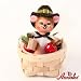3" Pilgrim Mouse with Cider By Annalee