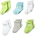 Gerber Unisex-Baby Newborn 6 Pack Variety Socks