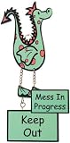 Dragon fun door plaque