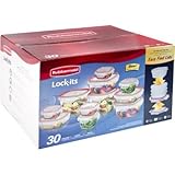 Rubbermaid Lock-Its with Easy Find Lids - 30-Piece Set
