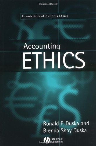 Accounting Ethics (Foundations of Business Ethics)