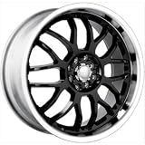 Akita Racing AK6 460 Black Wheel with Machined Lip (18x7.5/10x112mm)