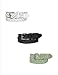 CTM® Girls' Metallic Braided Belt