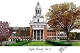 Baylor University Lithograph 14x10 Unframed Lithograph