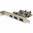 Cables Unlimited 4 -Port 1394a Firewire PCI Express Card (IOC4700)