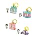 PIXEL CHIX, 4-in-1 (Road Trippin', Loft, Jammin' Hamster, Mansion) Unlockets Charms Gift Set by Mattel (Product # M1438)