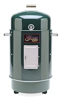 Brinkmann 852-7080-6 Gourmet Charcoal Smoker and Grill, Green