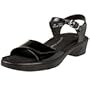 Drew Shoe Women's Iris Sandal,Black Patent,6 M US