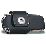 Covertec SX14101 S2 - For medium Mobile Phone Horizontal Luxury Leather Case - Black