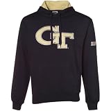 Georgia Tech Yellow Jackets Navy Blue Classic Twill Hoody Sweatshirt