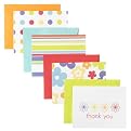 Hot Hues Mod Stripes, Dots and Blooms Notecards 48-pk.