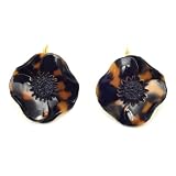 Anemone Hook Earrings by Cilea (Tortoise)