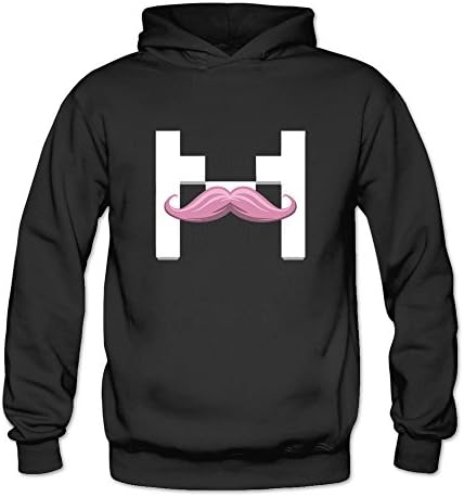 CAILING Women's Markiplier Warfstache Logo Classic Sweatshirt Hoodie Black L