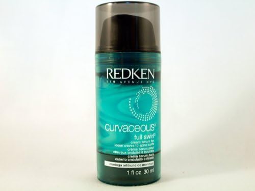 Redken Curvaceous Full Swirl Cream-Serum For Loose Waves To Spiral Curls Travel Size 1 oz by Redken Curvaceous