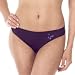 Mossimo  Black: Laser Cut Butterfly Tab-Side Swim Bottoms - Eggplant