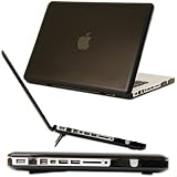 iPearl mCover Hard Shell Case with FREE keyboard cover for Model A1278 13-inch Regular display Aluminum Unibody MacBook Pro - BLACK