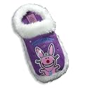 It's Happy Bunny by Jim Benton - Ladies Slipper, Purple, White
