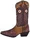 Laredo Womens Miss Kate Floral Tooled Inlay Snip Toe Casual Boots Mid Calf Mid Heel 2-3