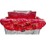 MyFancyCover Red Orient Baby Shopping Cart and High Chair Cover