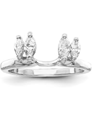 Ann Harrington Jewelry 14k White Gold 1/2 Ct Tw Diamond Ring Wrap