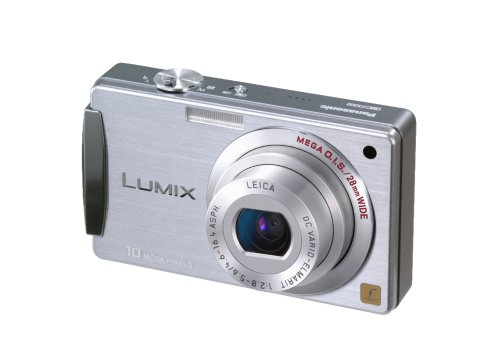 Panasonic Lumix DMC-FX500S 10.1MP Digital Camera with 5x Wide Angle MEGA Optical Image Stabilized Zoom (Silver)