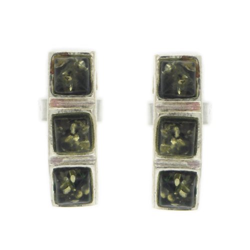 Imagen 1 de Nova Silver A/E1845 - Pendientes de mujer con ámbar